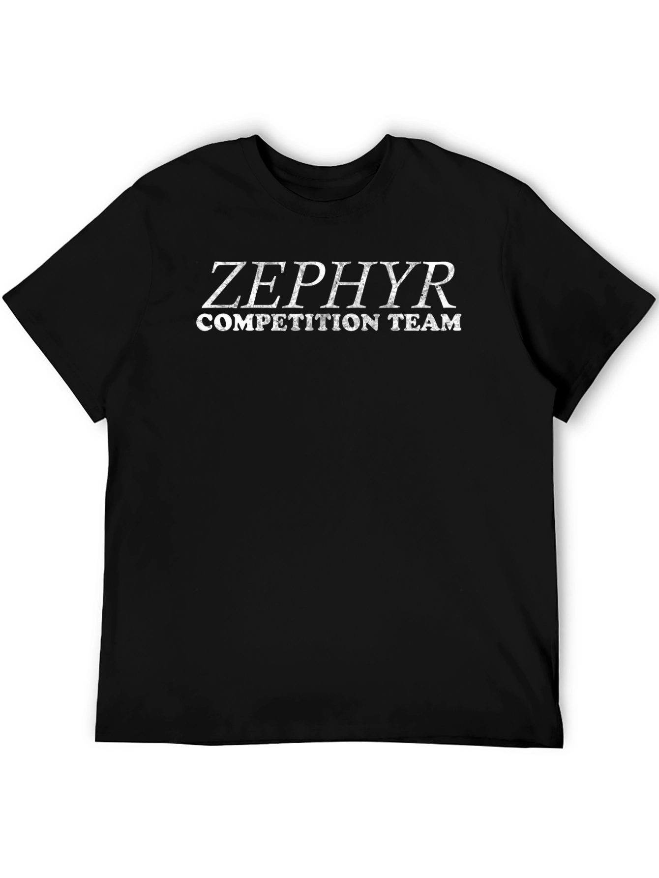 Zephyr Competition Team Black Cotton T-Shirt