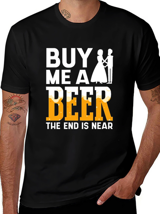Buy Me A Beer - Funny Wedding T-Shirt