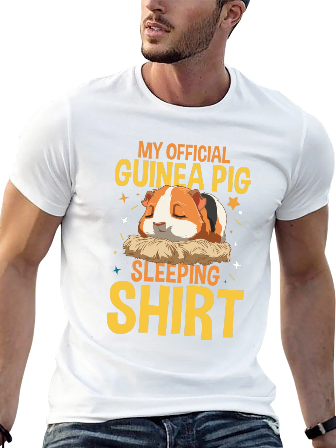 Guinea Pig Sleeping Shirt - Official Tee