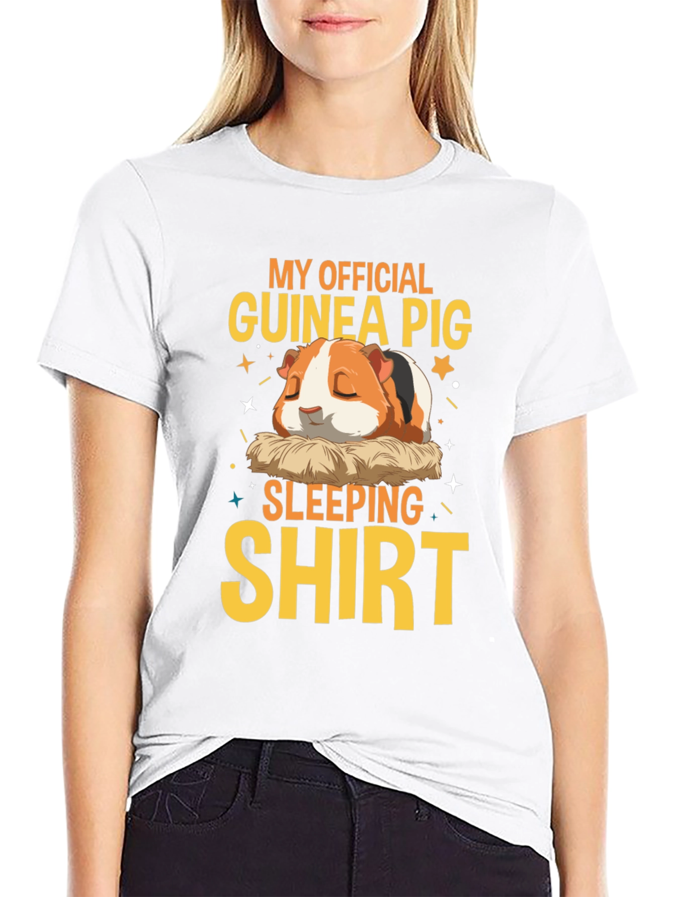Guinea Pig Sleeping Shirt - Official Tee