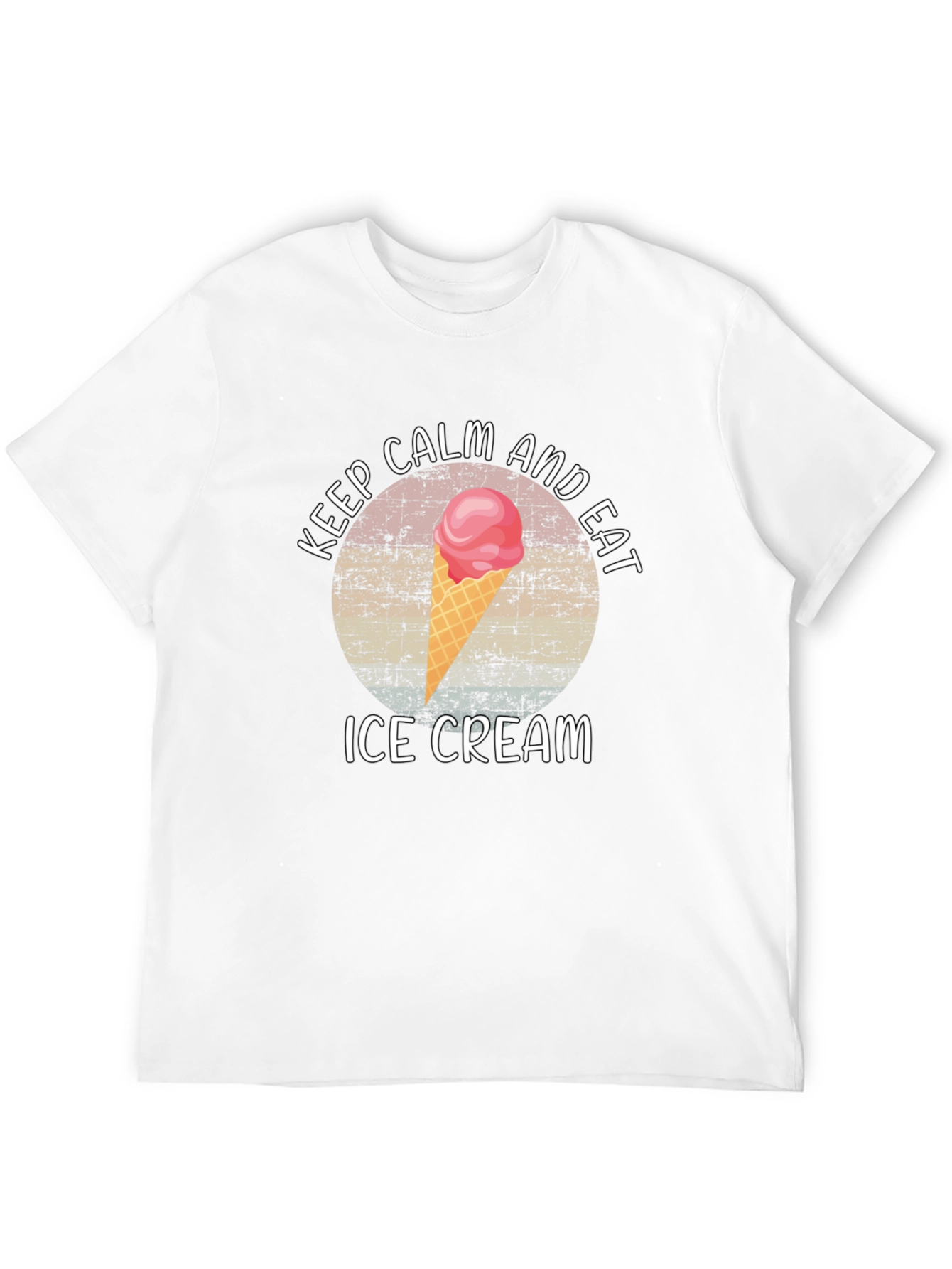Keep Calm and Eat Ice Cream T-Shirt