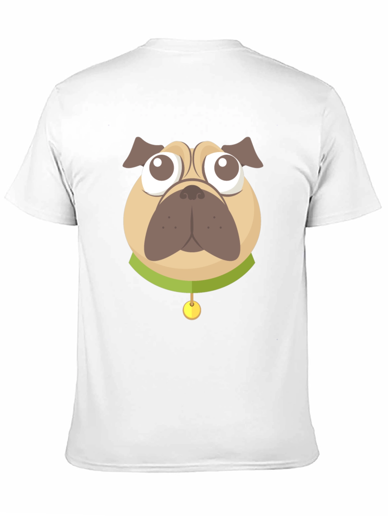 Pug Graphic Black T-Shirt
