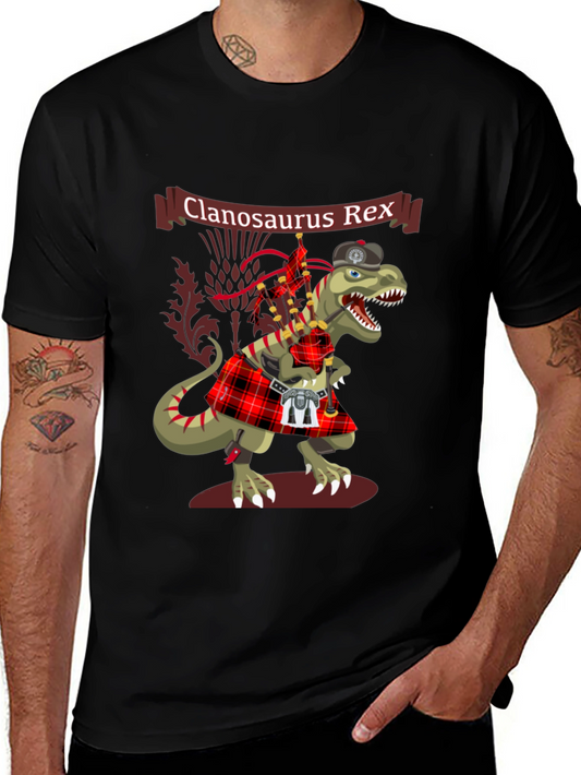 Clanosaurus Rex T-Shirt - Scottish Dinosaur Tee
