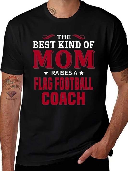 Best Kind of Mom Flag Football Coach T-Shirt