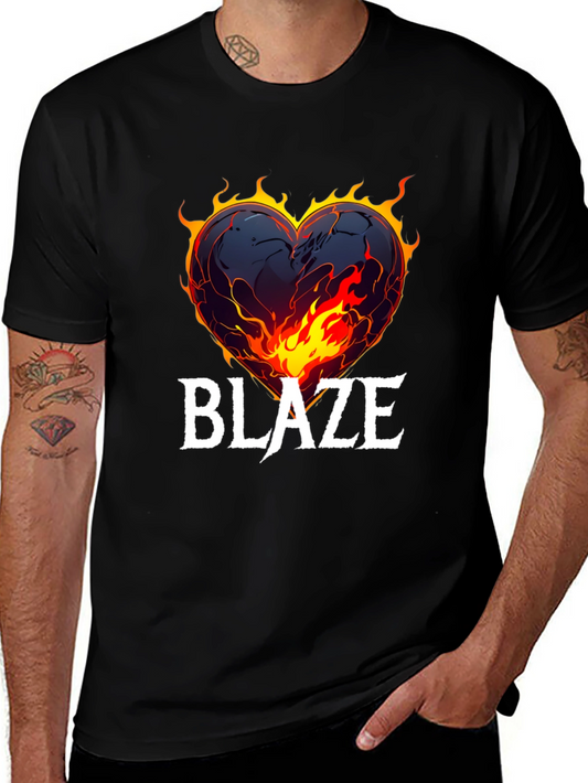 Fiery Heart Blaze T-Shirt