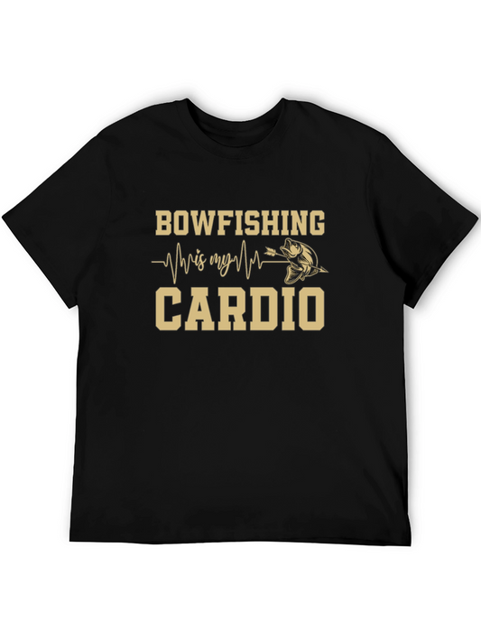 Bowfishing Is My Cardio T-Shirt - Black