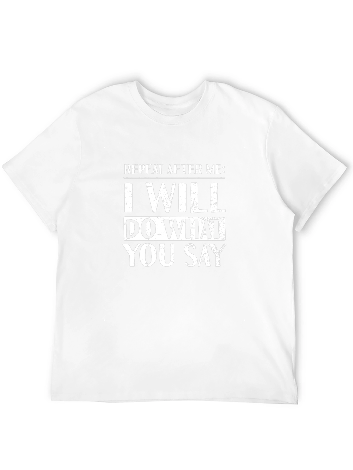 Repeat After Me Graphic Tee - Black