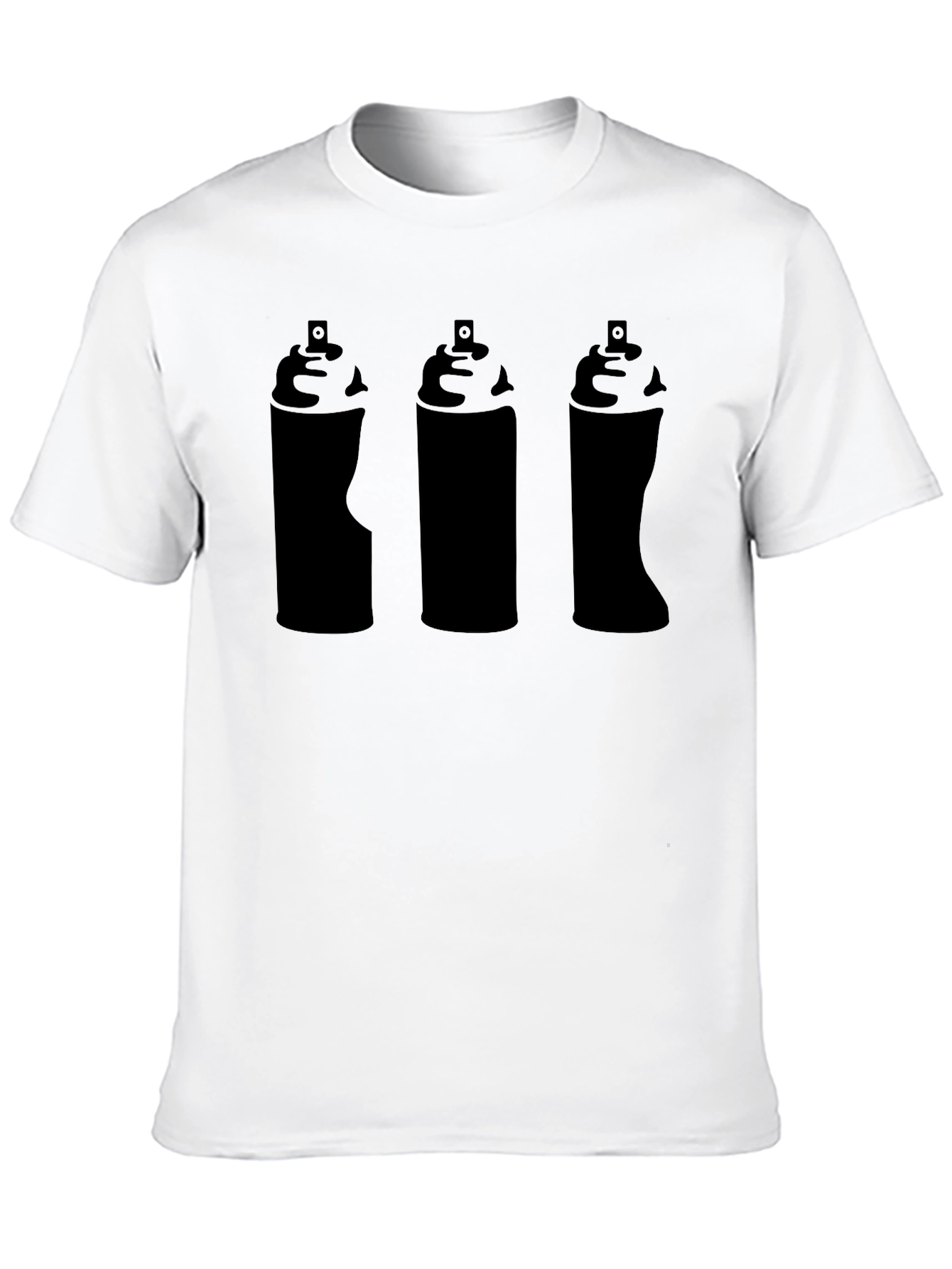 Spray Paint Can T-Shirt - Black