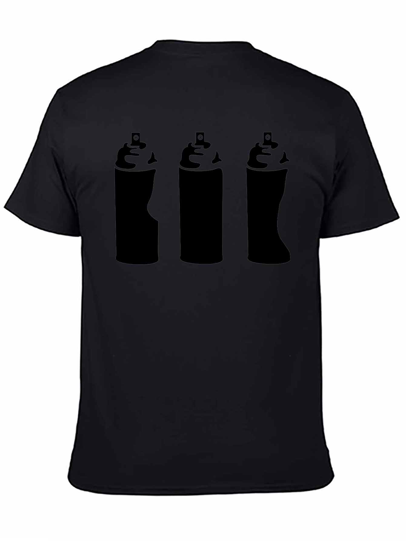 Spray Paint Can T-Shirt - Black