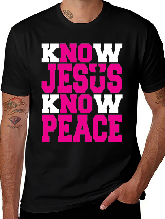 Know Jesus Know Peace Graphic T-Shirt