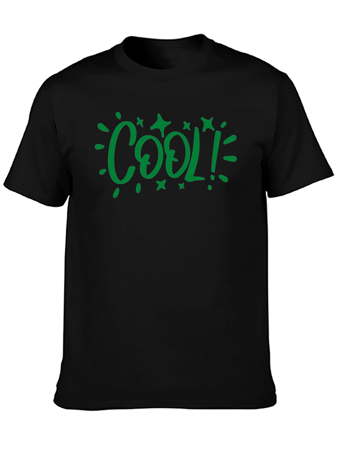 Cool Graphic Tee - Soft Cotton Black T-Shirt