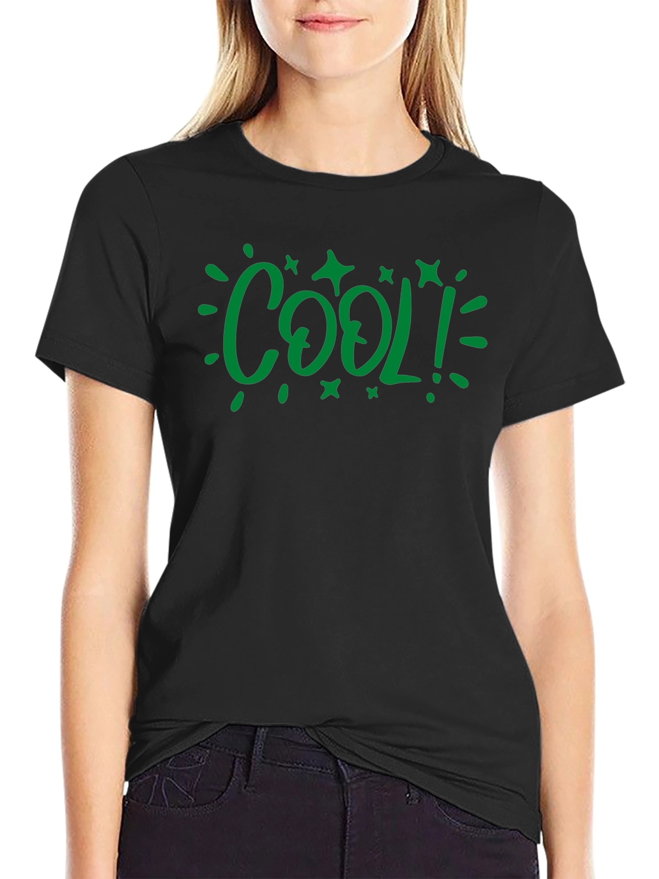 Cool Graphic Tee - Soft Cotton Black T-Shirt