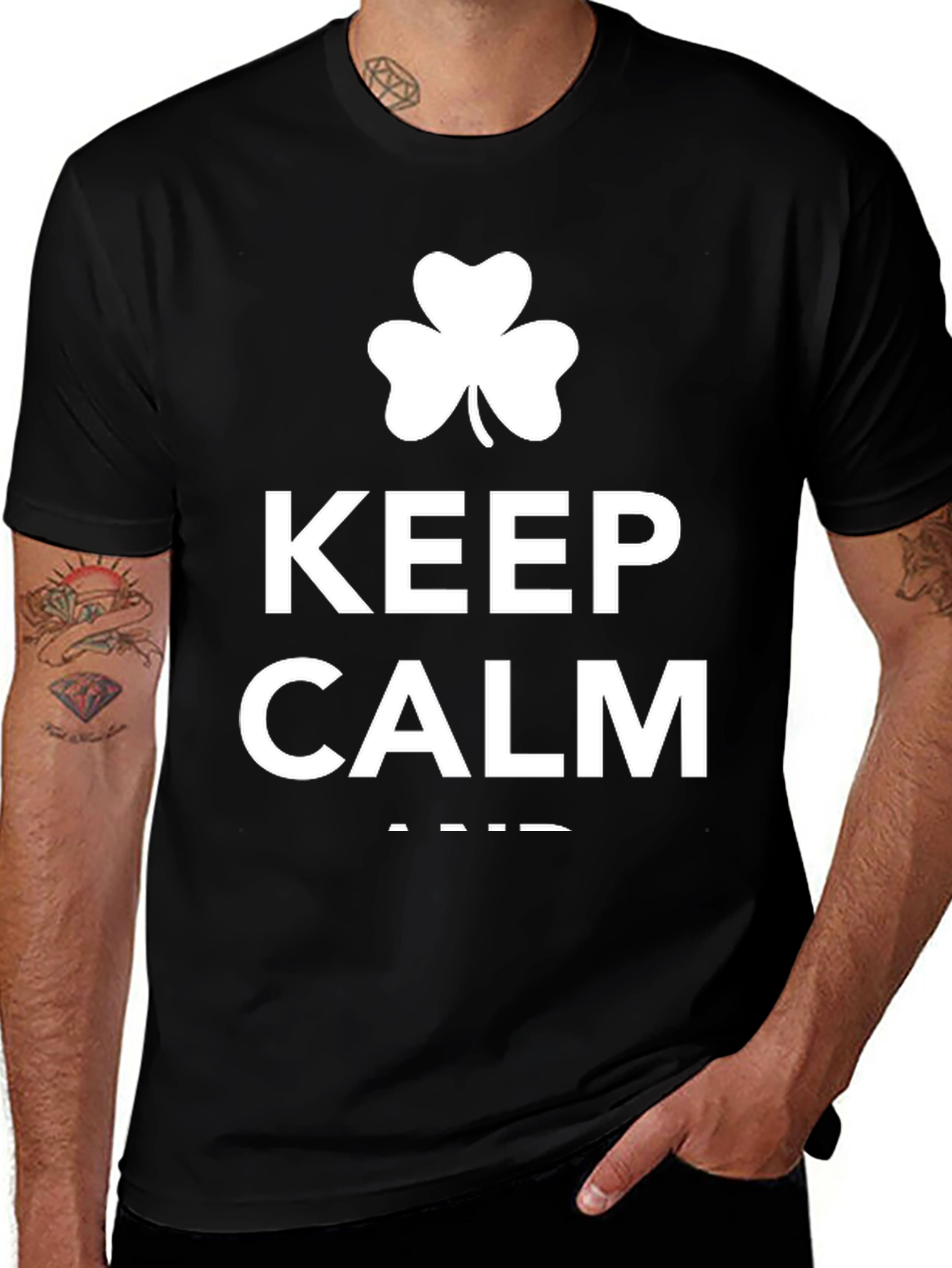 Keep Calm St. Patricks Day Graphic T-Shirt