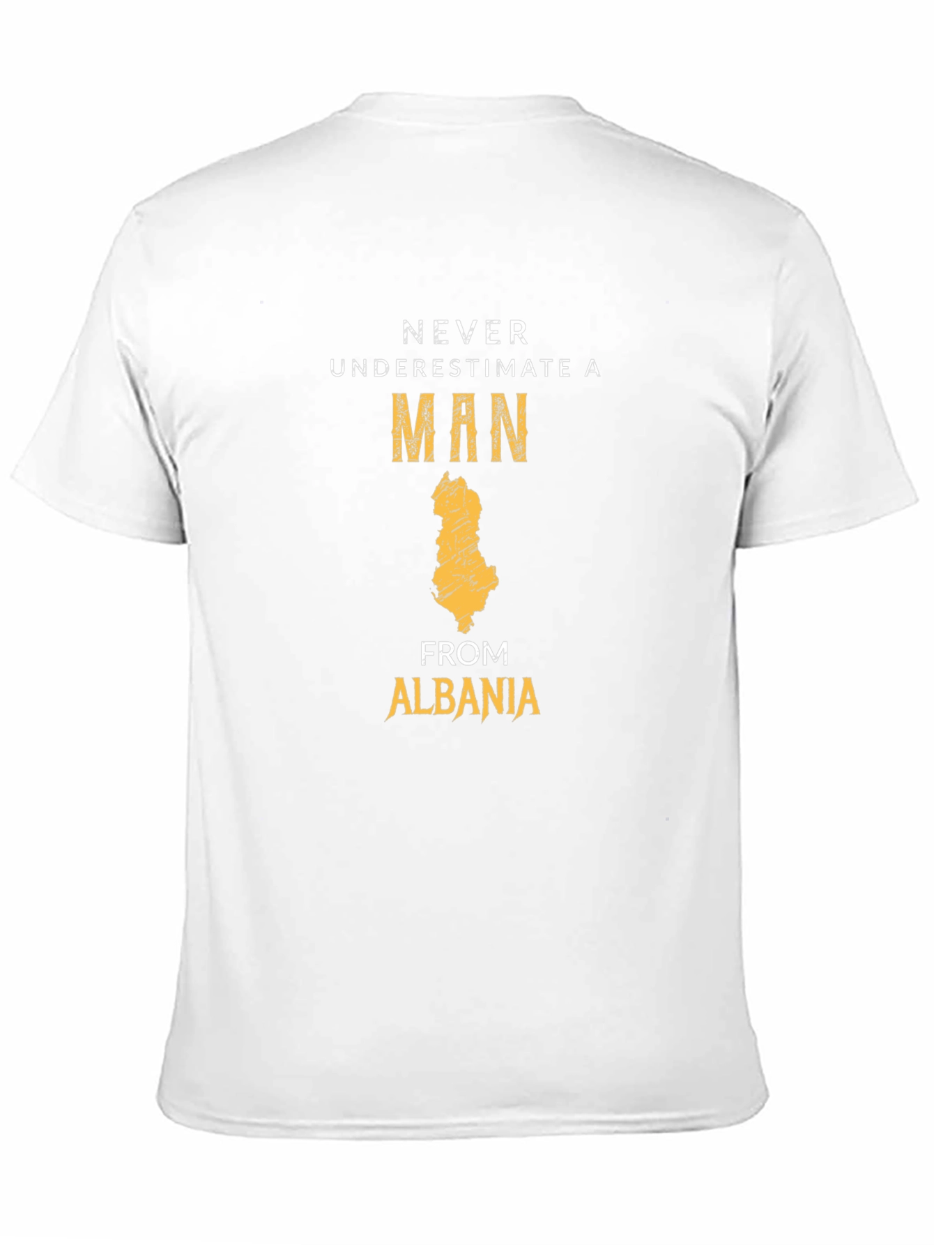 Never Underestimate Albania Man T-Shirt
