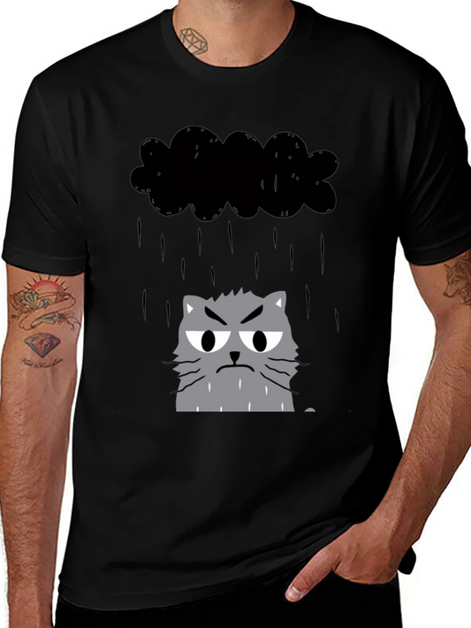 Grumpy Cat in Raincloud Graphic Tee