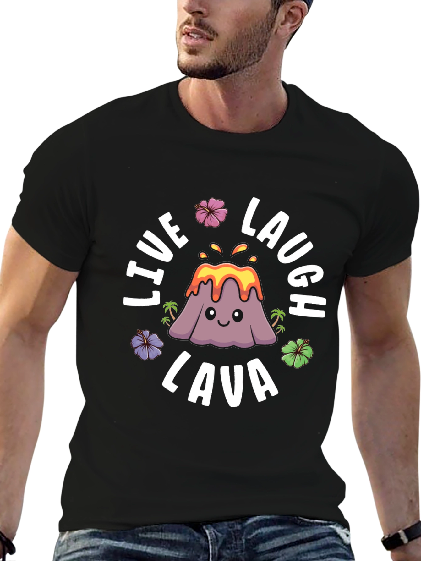 Live Laugh Lava Graphic T-Shirt