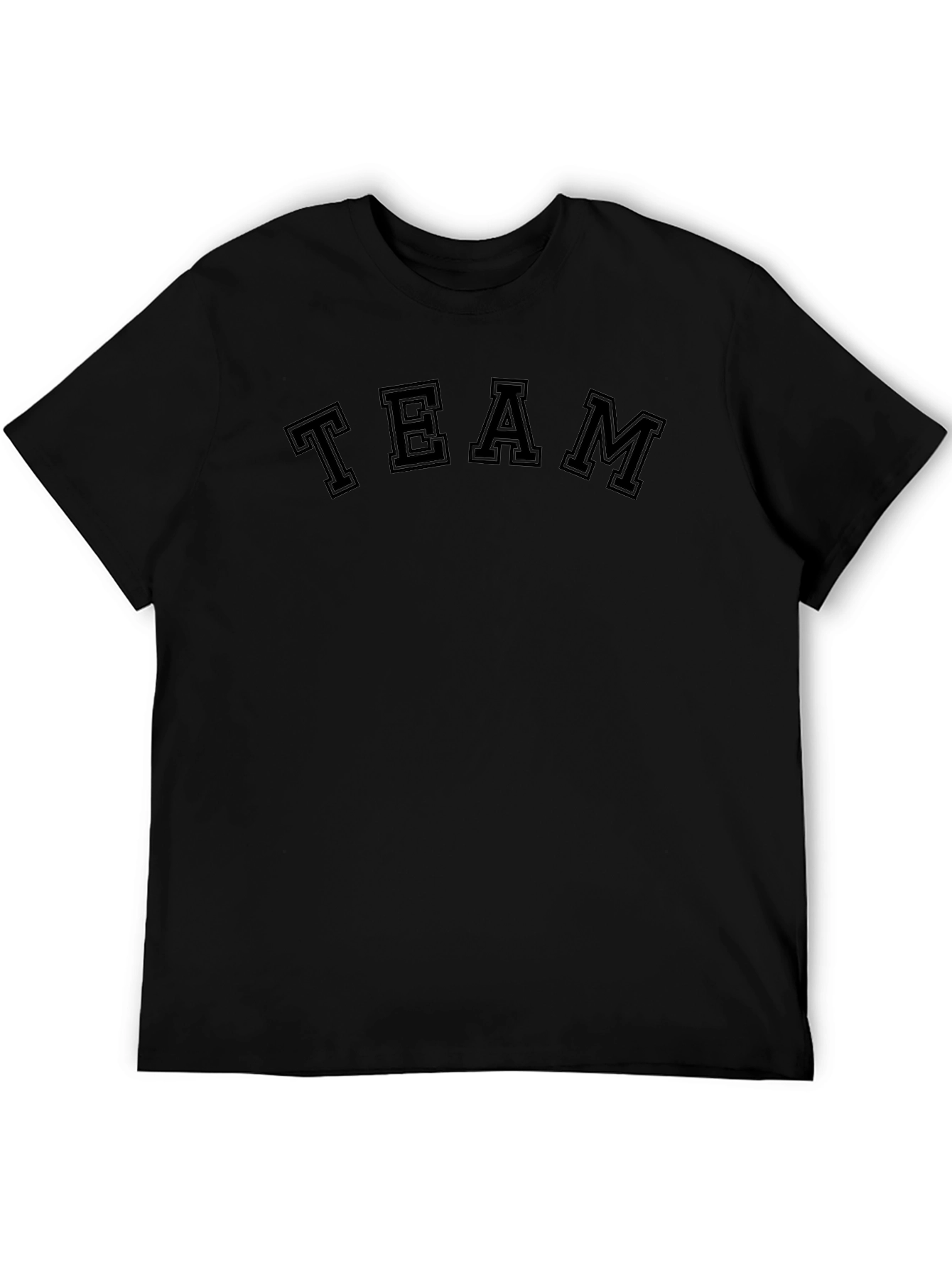 Black Team Tee - Classic Style