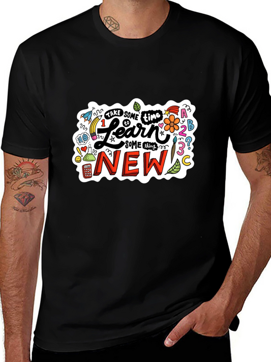 Learn Something New Graphic T-Shirt
