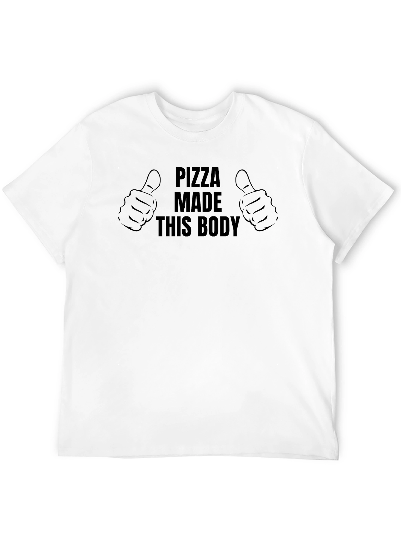 Pizza Made This Body Graphic Tee