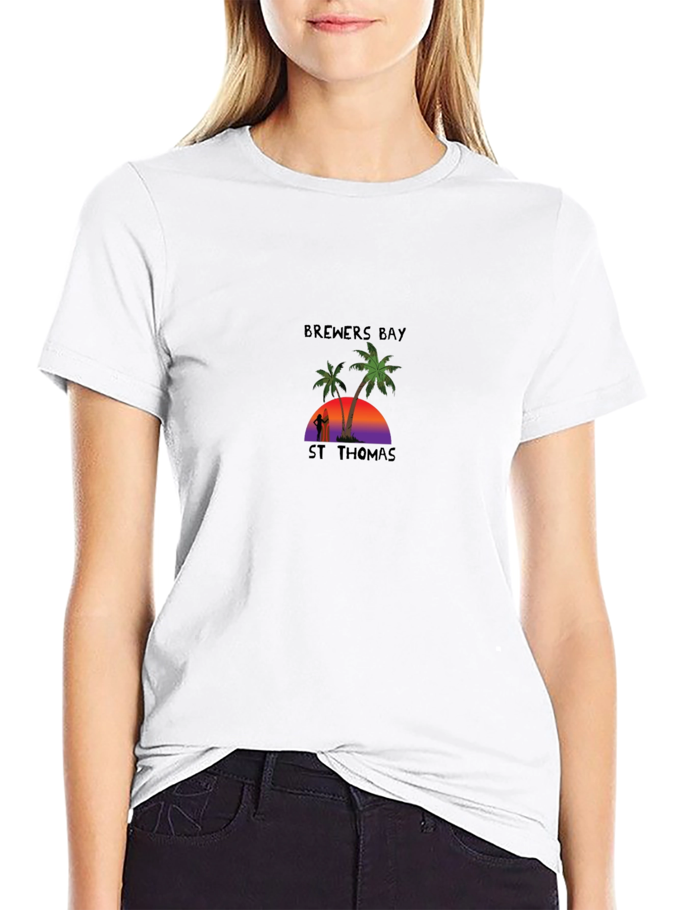 Brewers Bay St Thomas Black T-Shirt