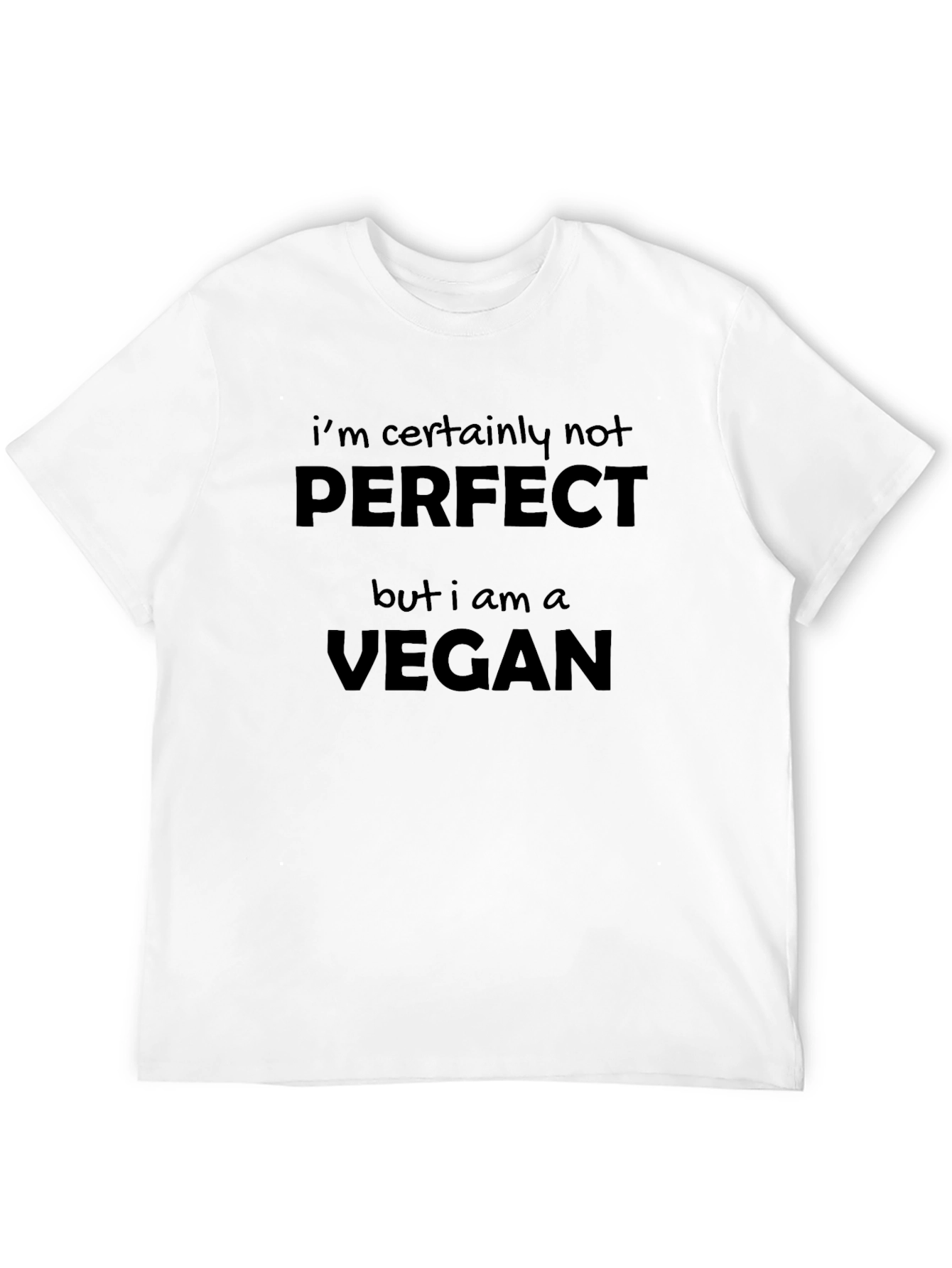 Vegan Statement T-Shirt: Imperfectly Vegan