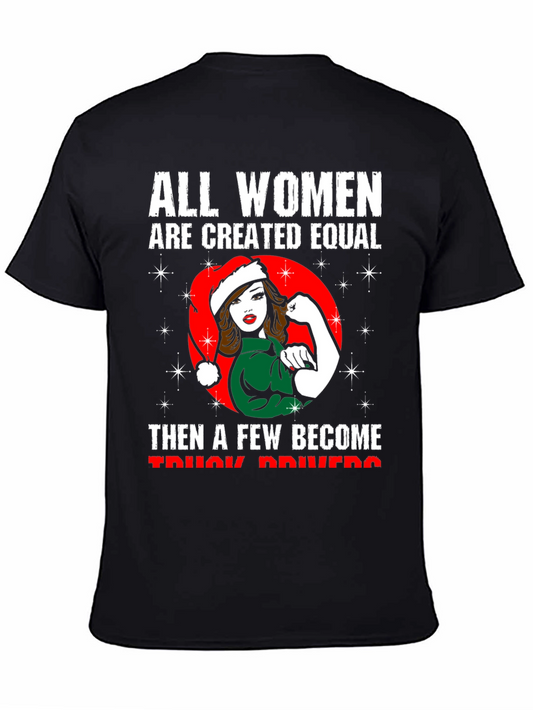 Empowered Women Truck Driver Graphic Tee