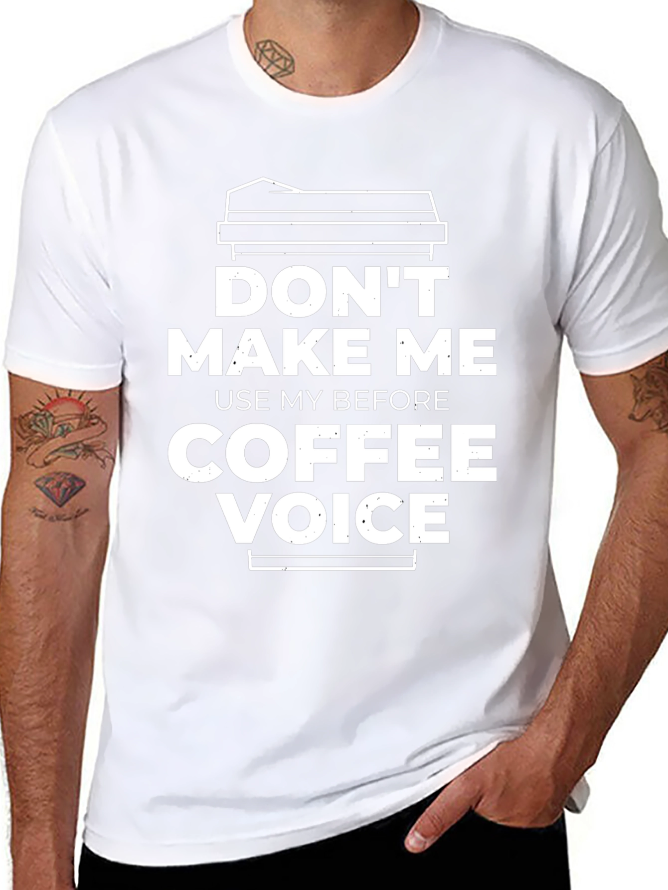 Dont Make Me Use My Coffee Voice T-Shirt