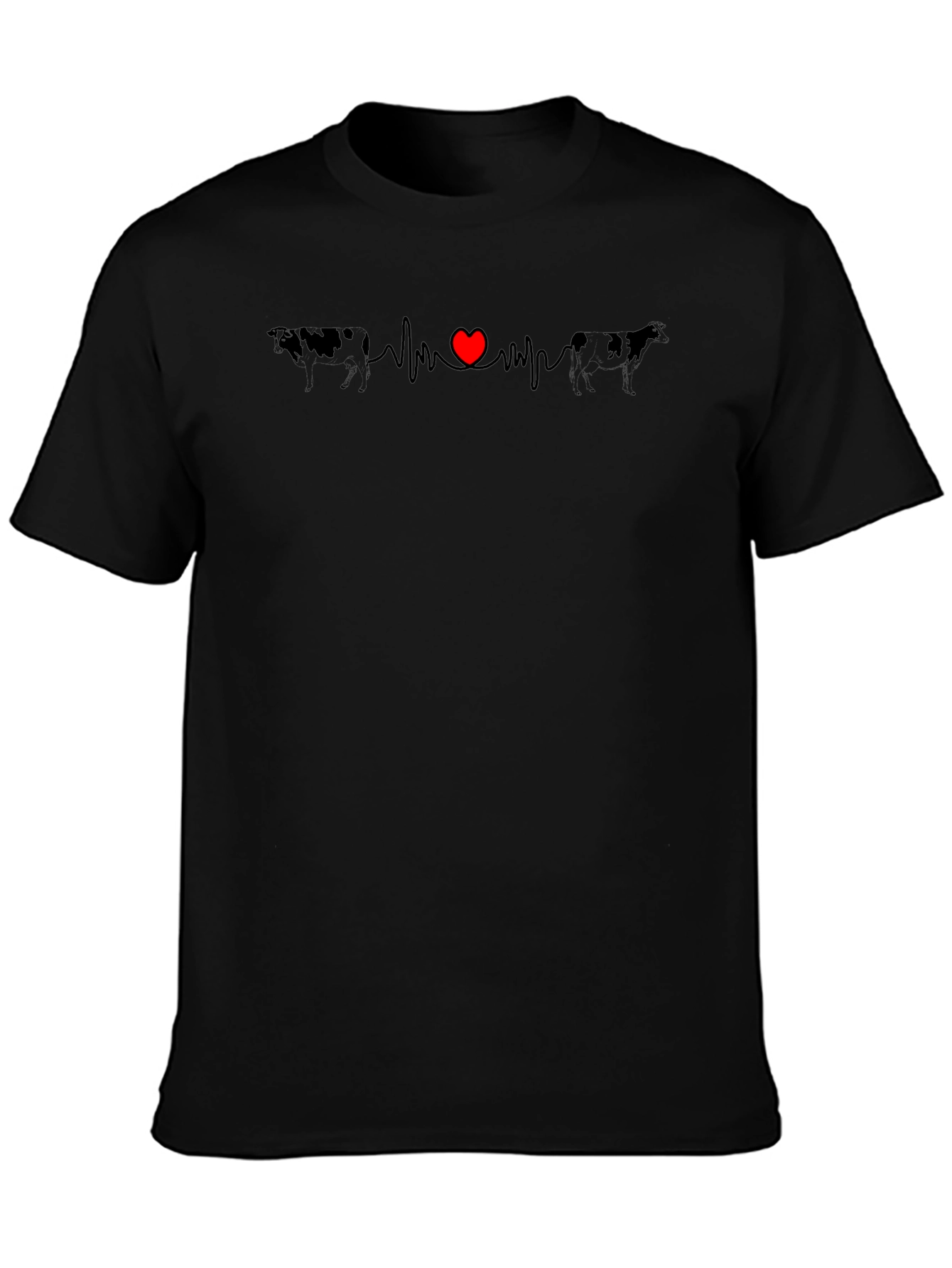 Cow Heartbeat T-Shirt: Love Dairy Farms