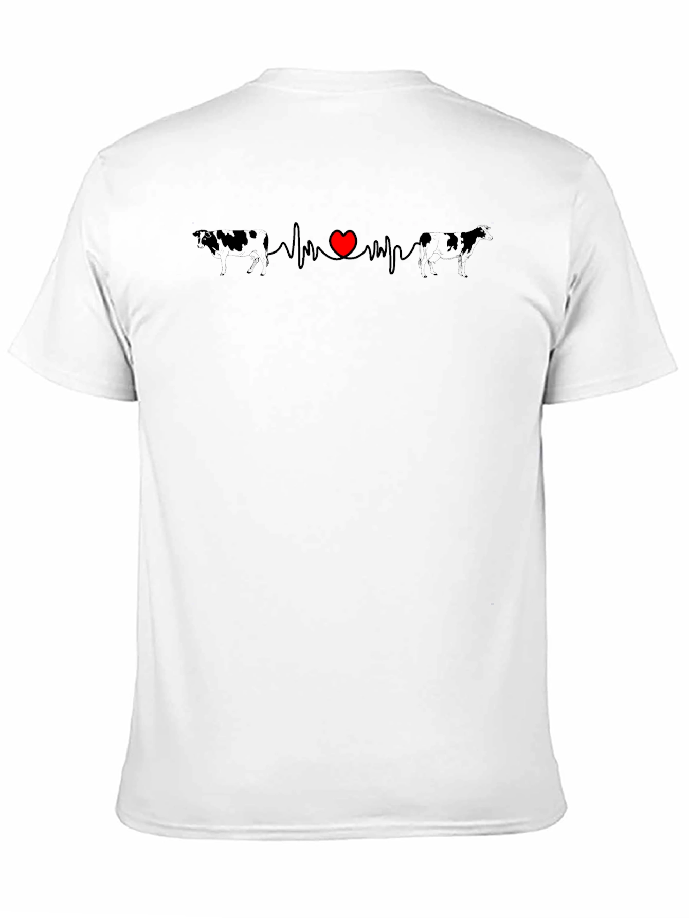 Cow Heartbeat T-Shirt: Love Dairy Farms