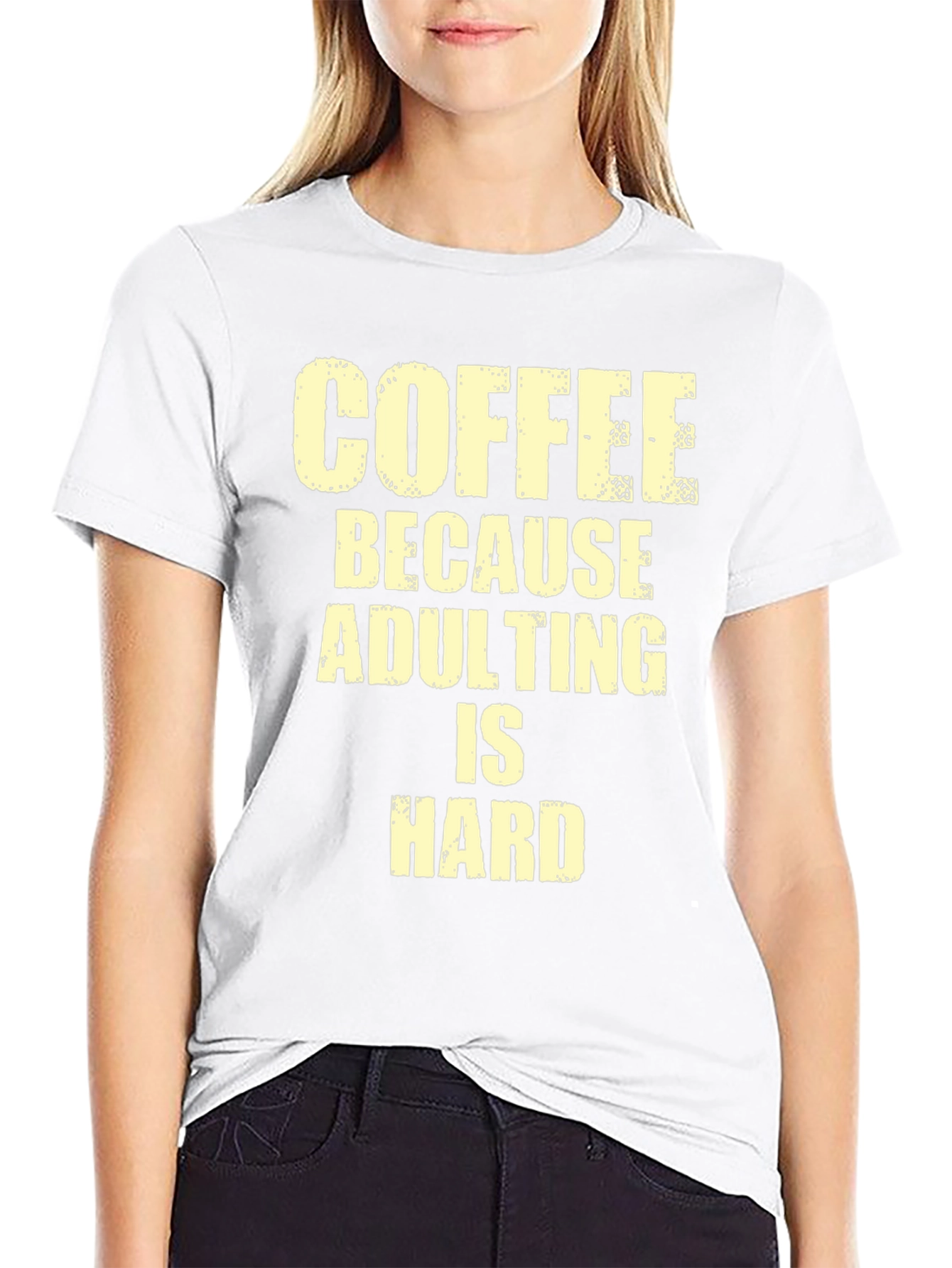 Coffee Because Adulting is Hard T-Shirt
