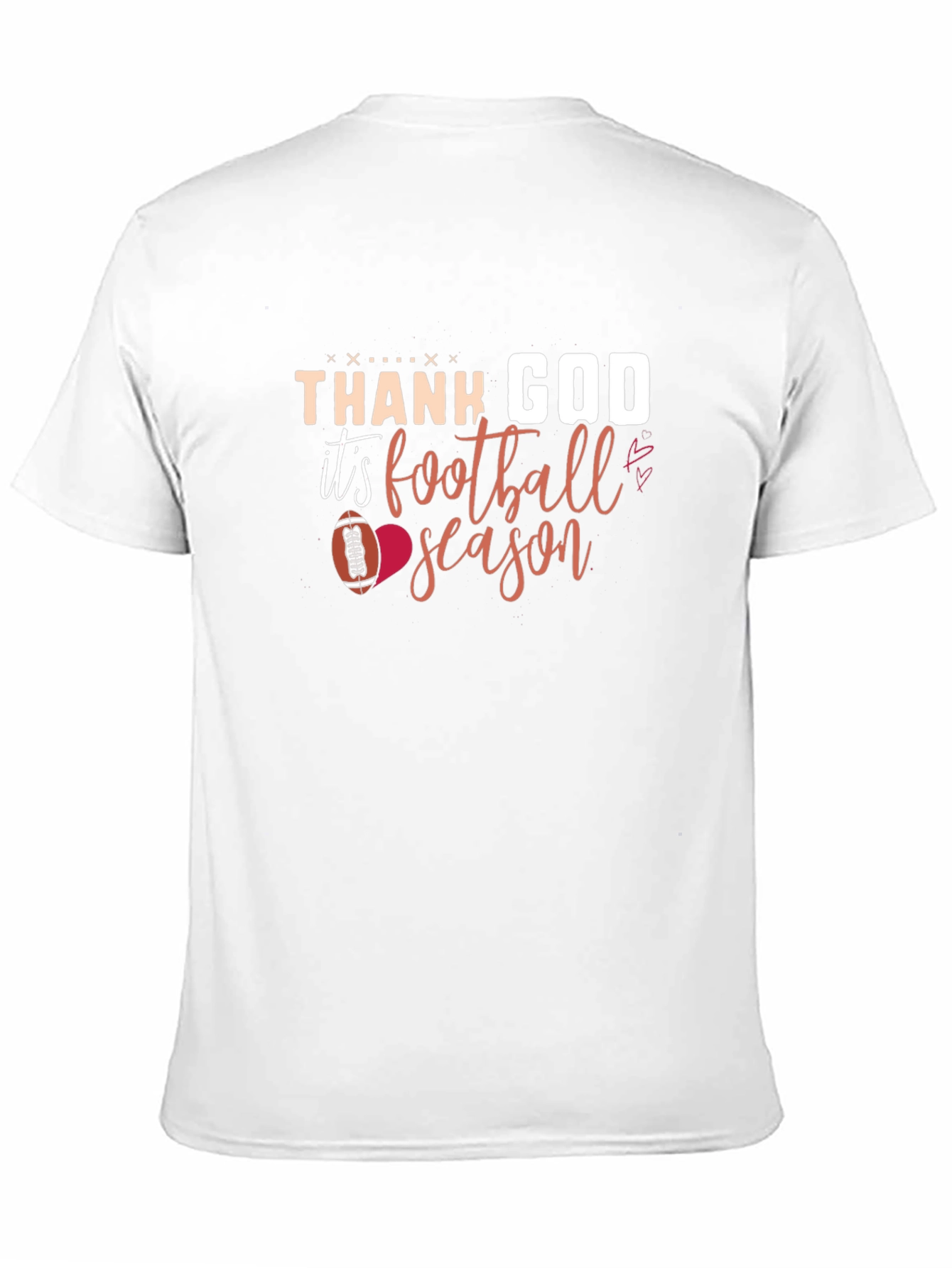 Thank God Its Football Season Black T-Shirt