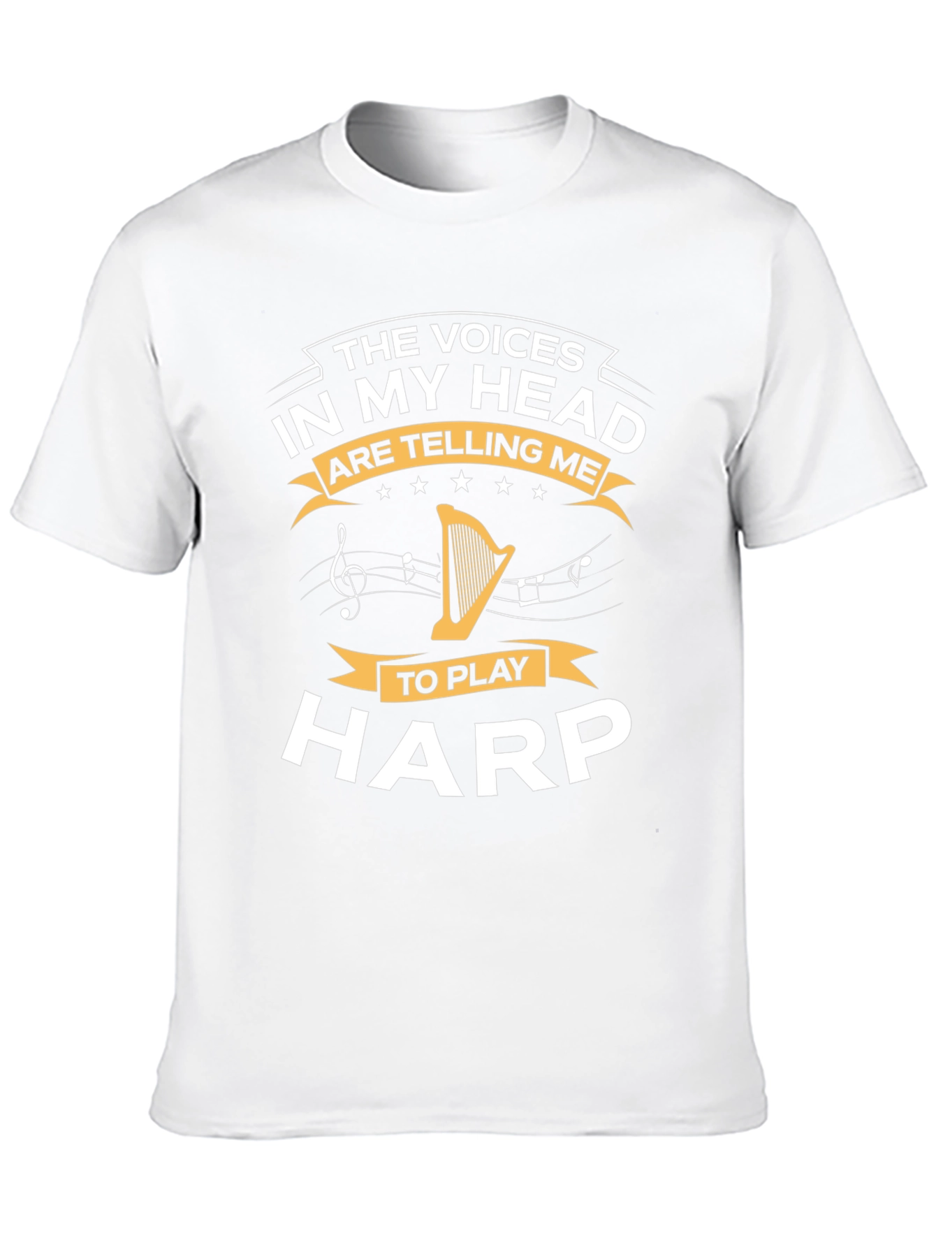 Voices in My Head Harp T-Shirt