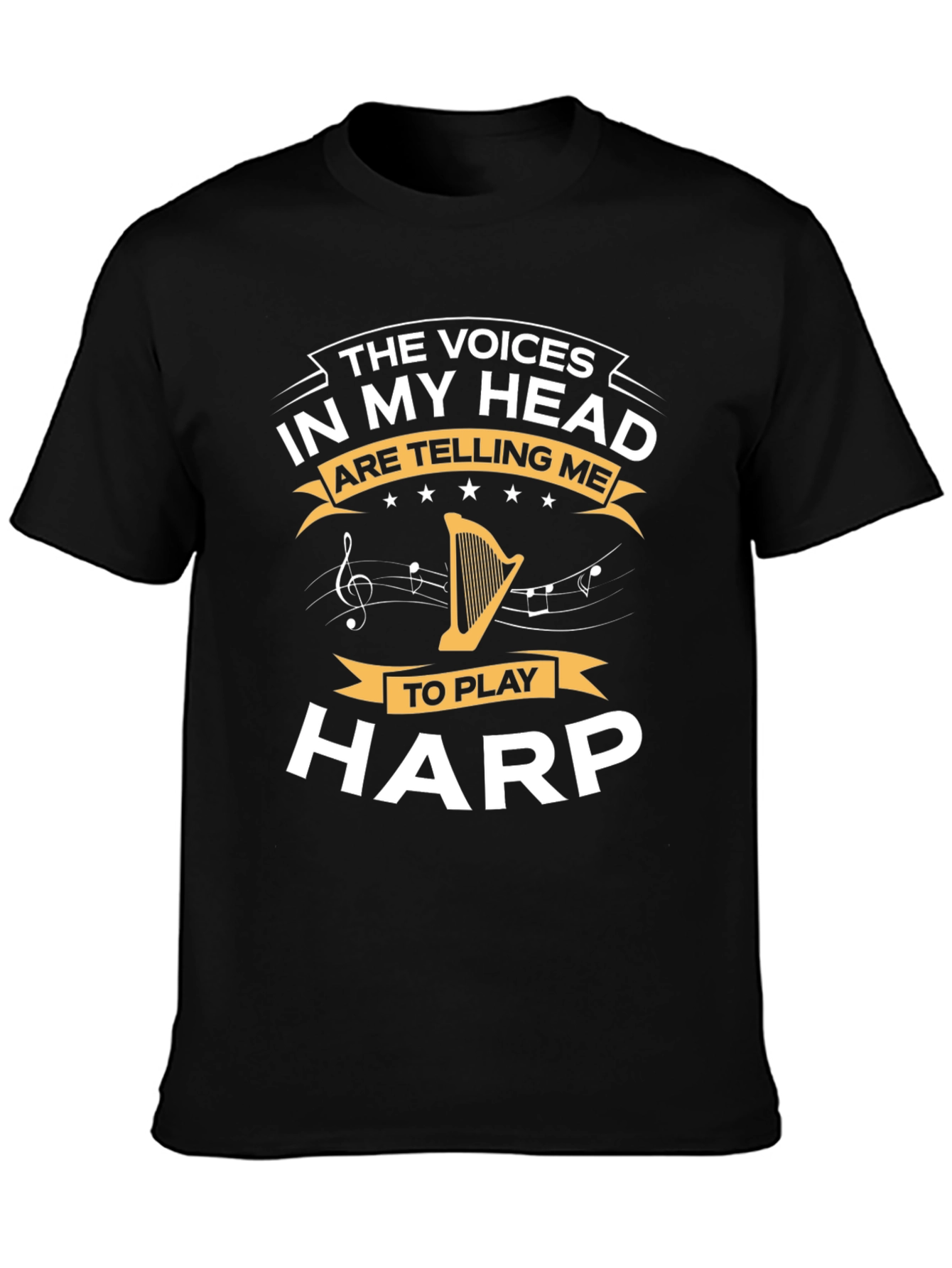 Voices in My Head Harp T-Shirt