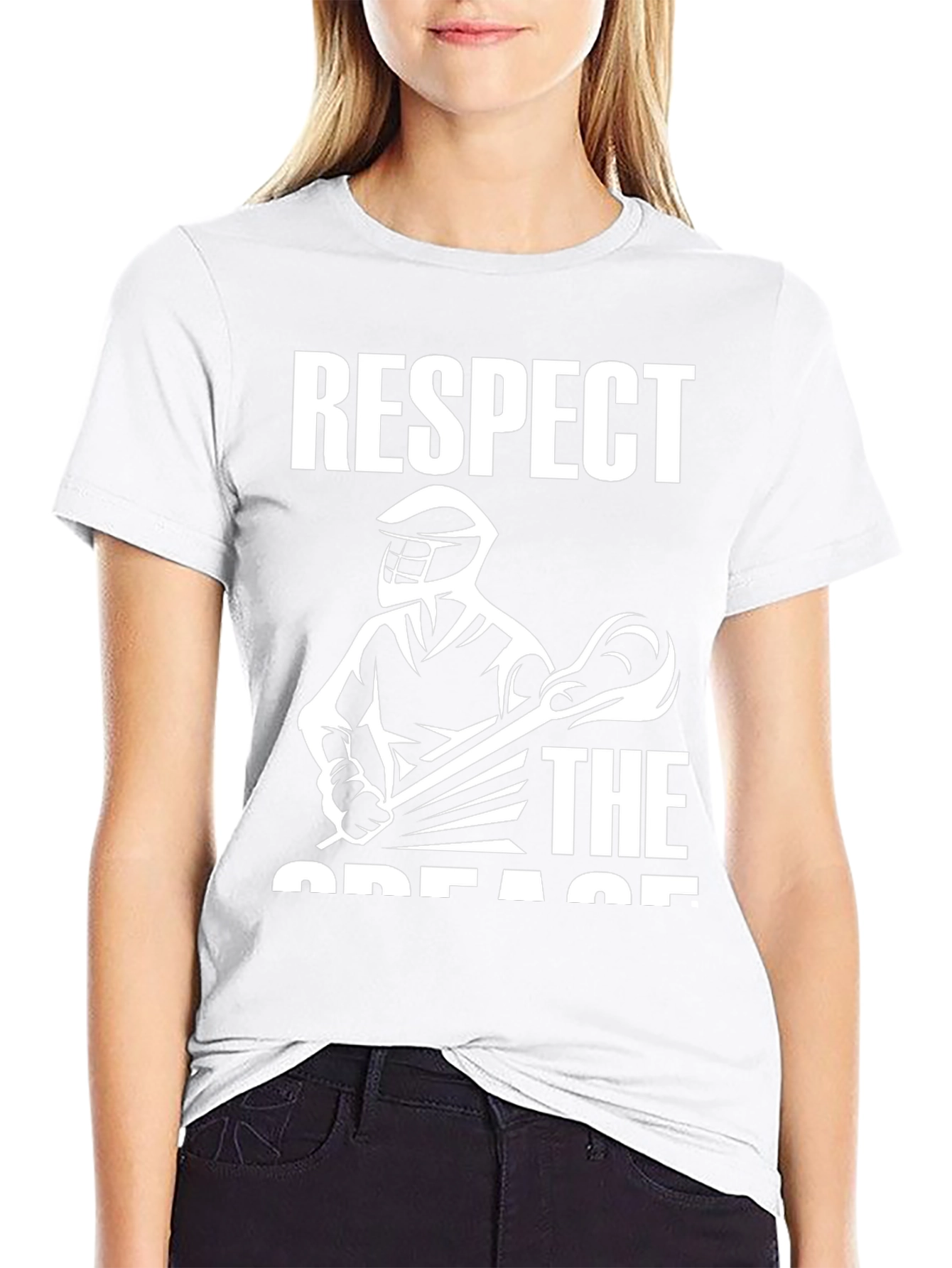 Respect The Crease Lacrosse Graphic Tee