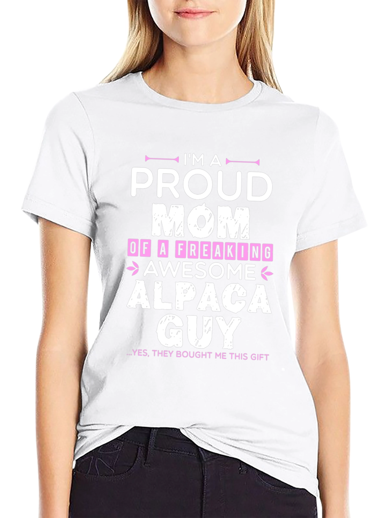 Proud Mom of an Awesome Alpaca Guy T-Shirt