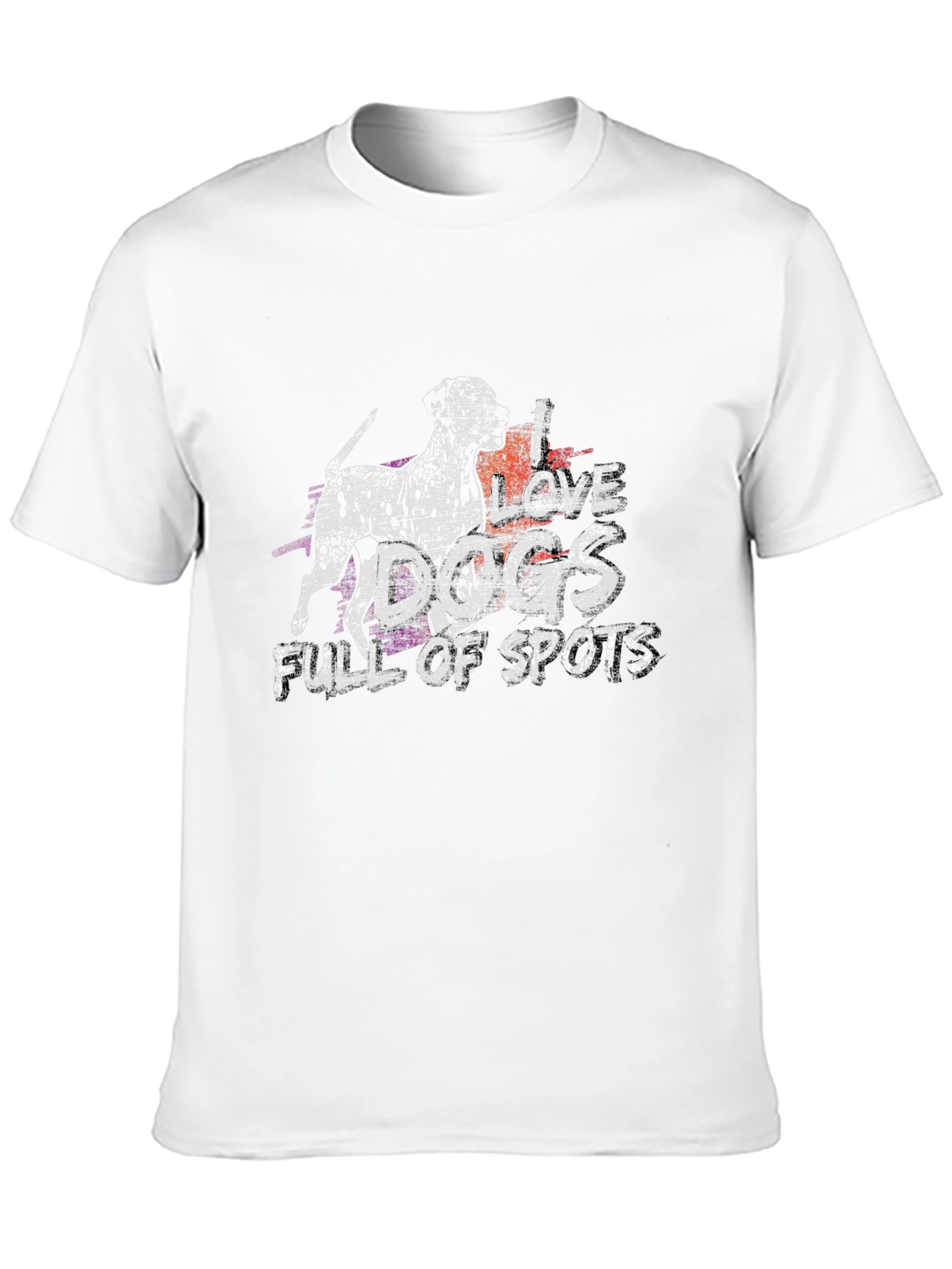 I Love Dogs Full of Spots T-Shirt