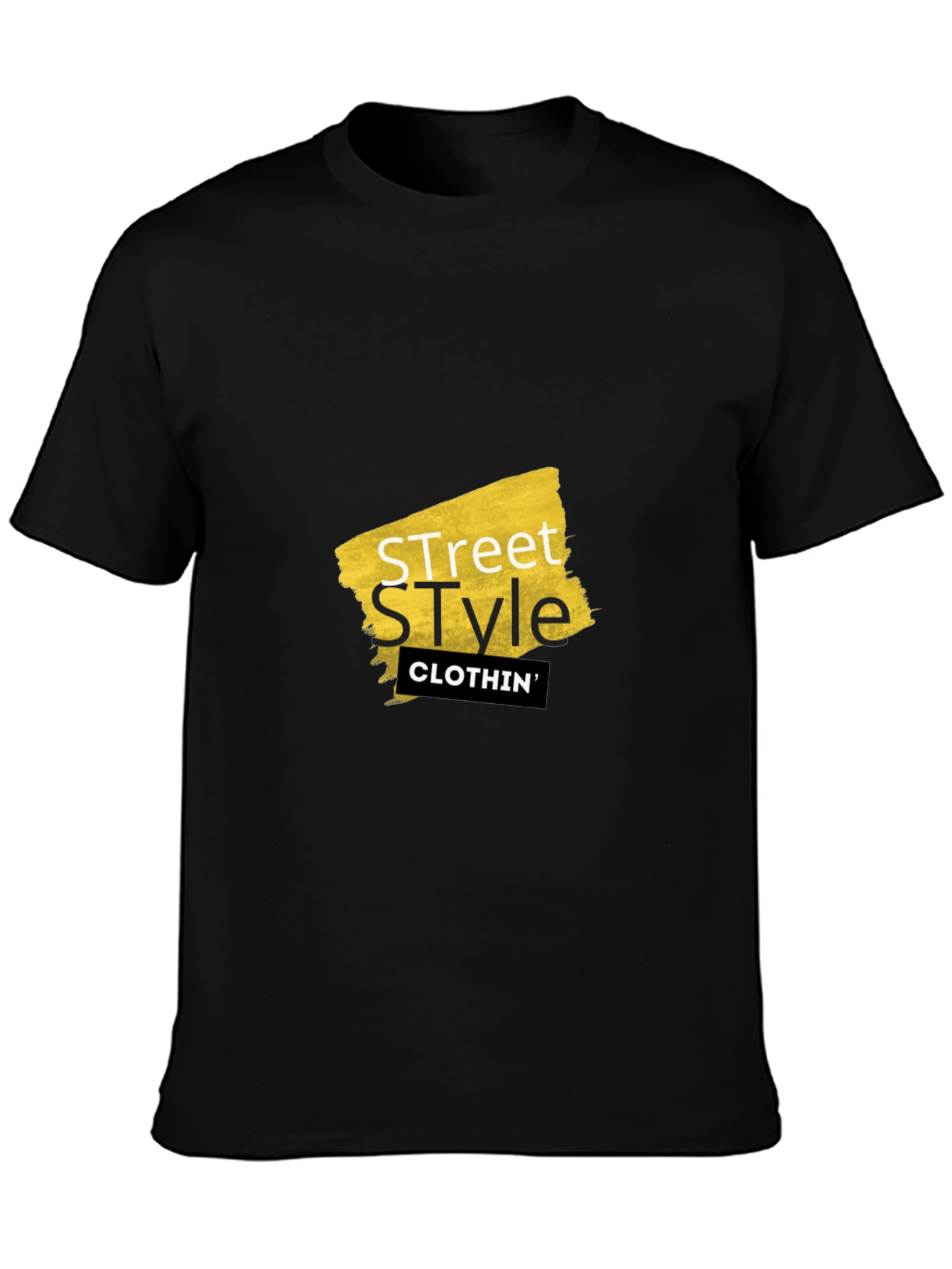 Street Style Black T-Shirt