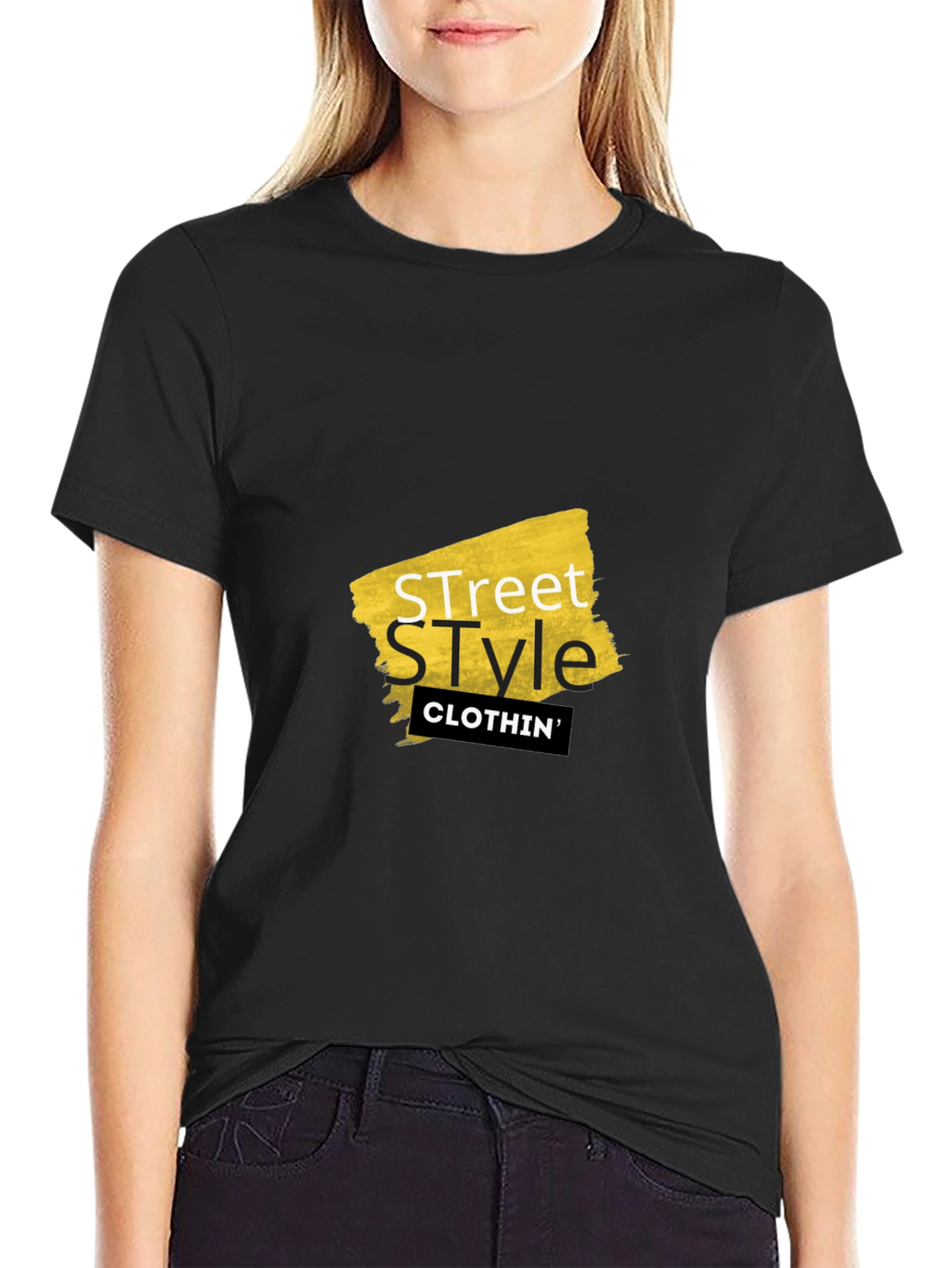 Street Style Black T-Shirt