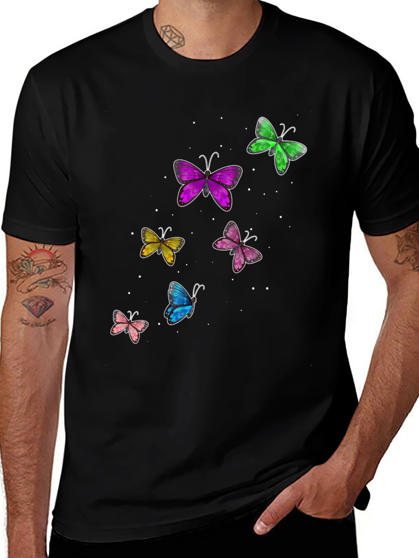 Butterfly Graphic T-Shirt - Stylish & Unique