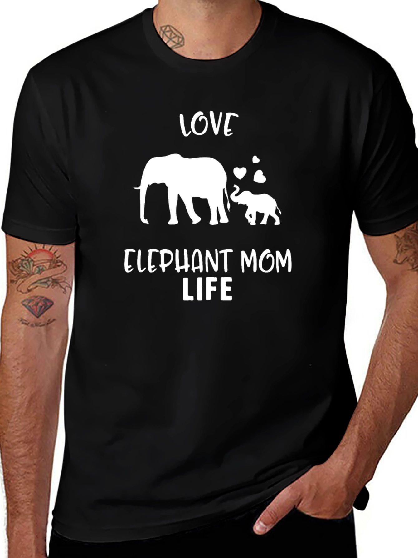 Elephant Mom Life T-Shirt - Love Elephant Family Tee