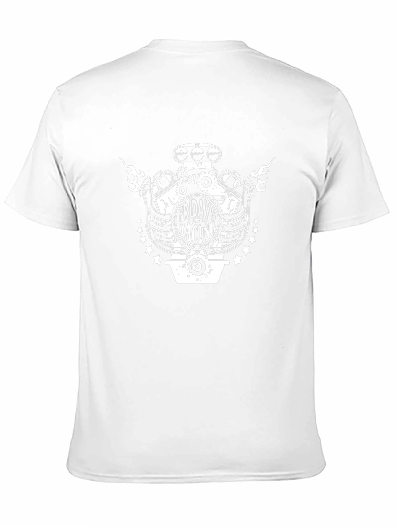Fridays Racing Graphic Tee - Black Cotton