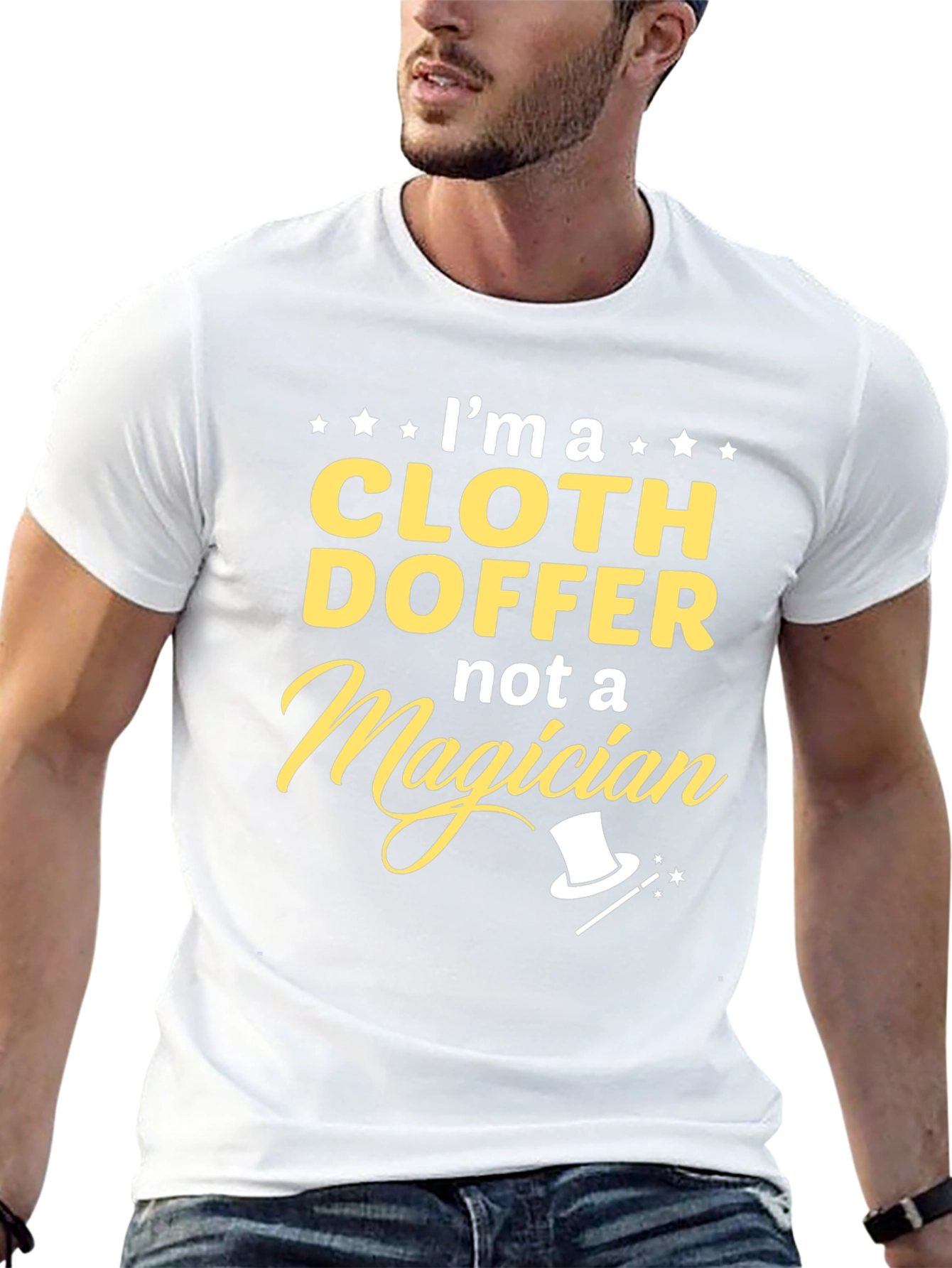 Cloth Doffer T-Shirt - Funny Profession Tee