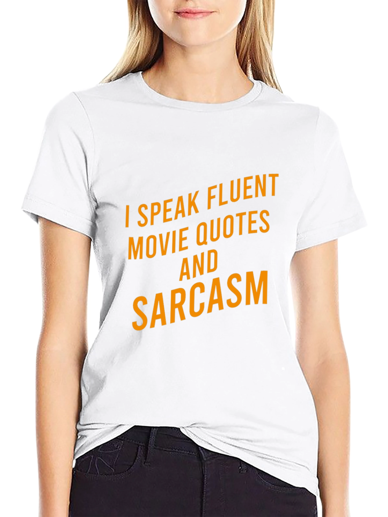Funny Movie Quotes & Sarcasm Black T-Shirt