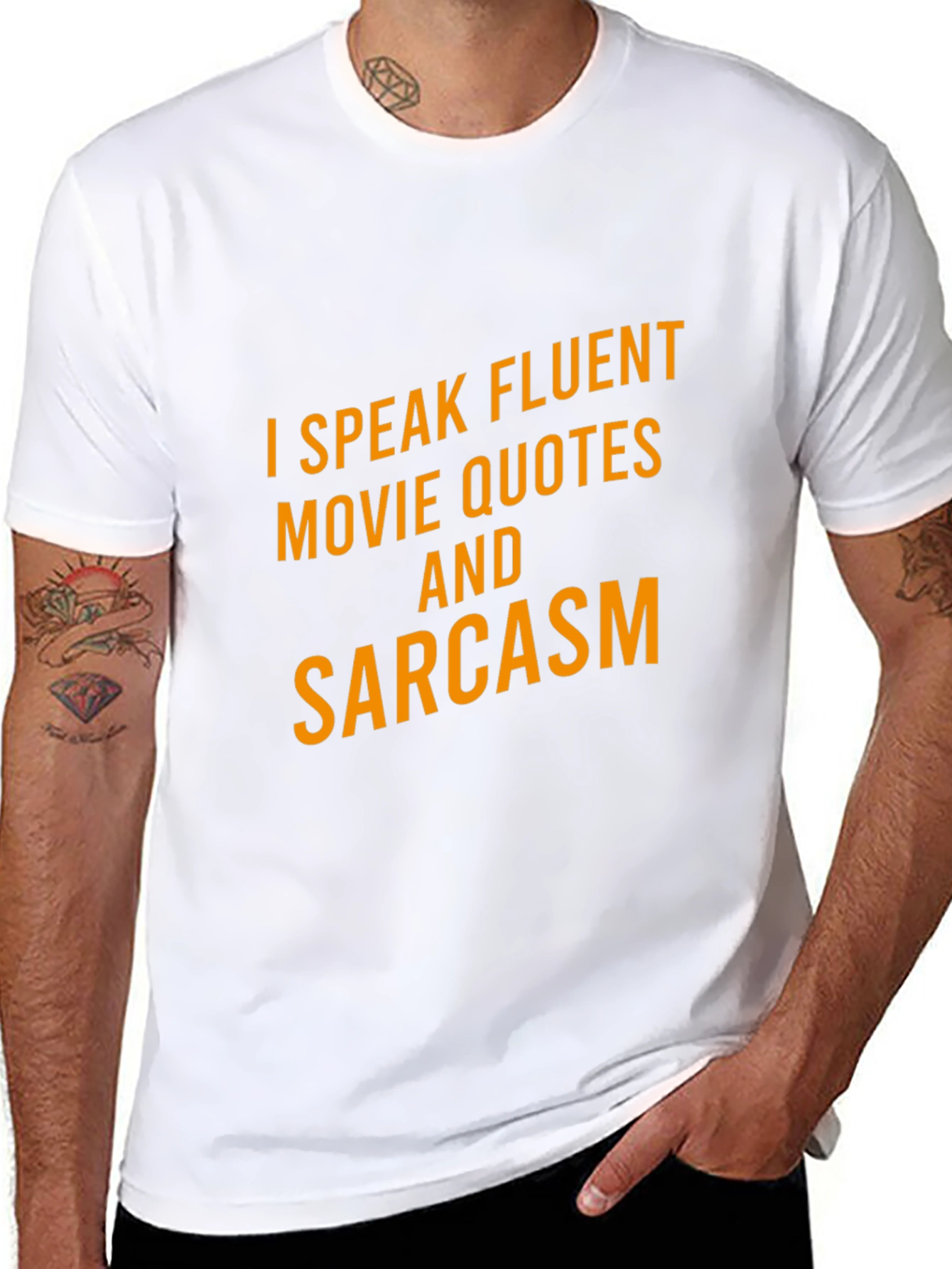 Funny Movie Quotes & Sarcasm Black T-Shirt