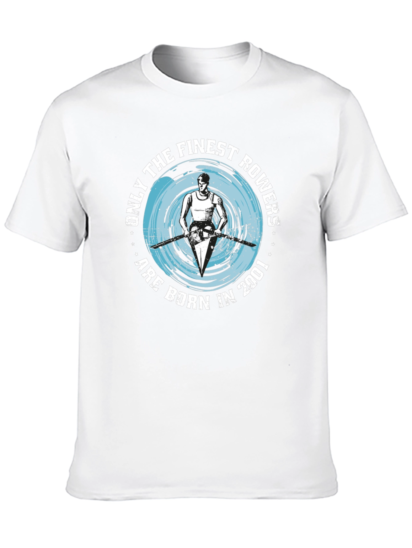 Finest Rowers Born in 2001 Black T-Shirt