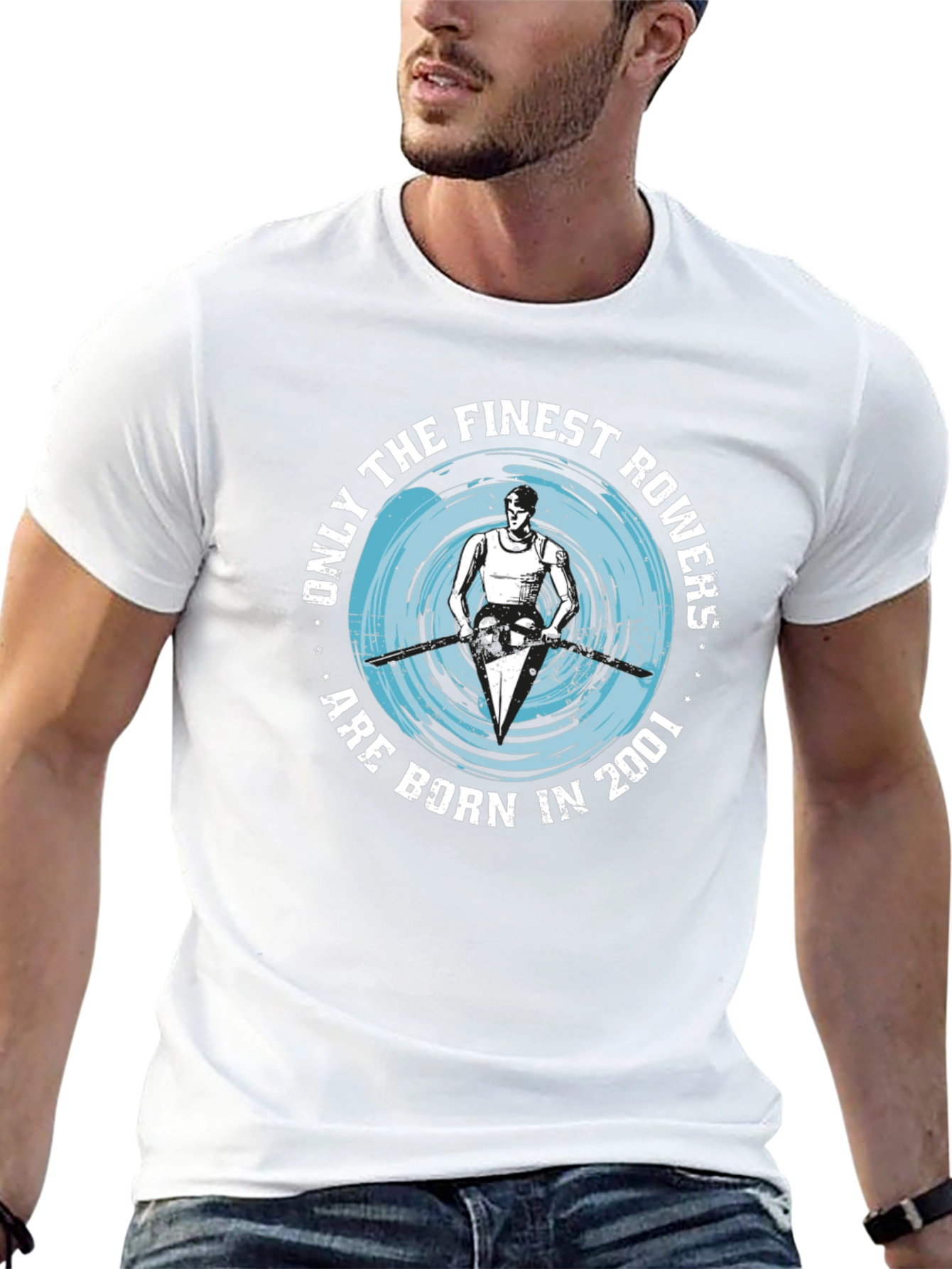 Finest Rowers Born in 2001 Black T-Shirt