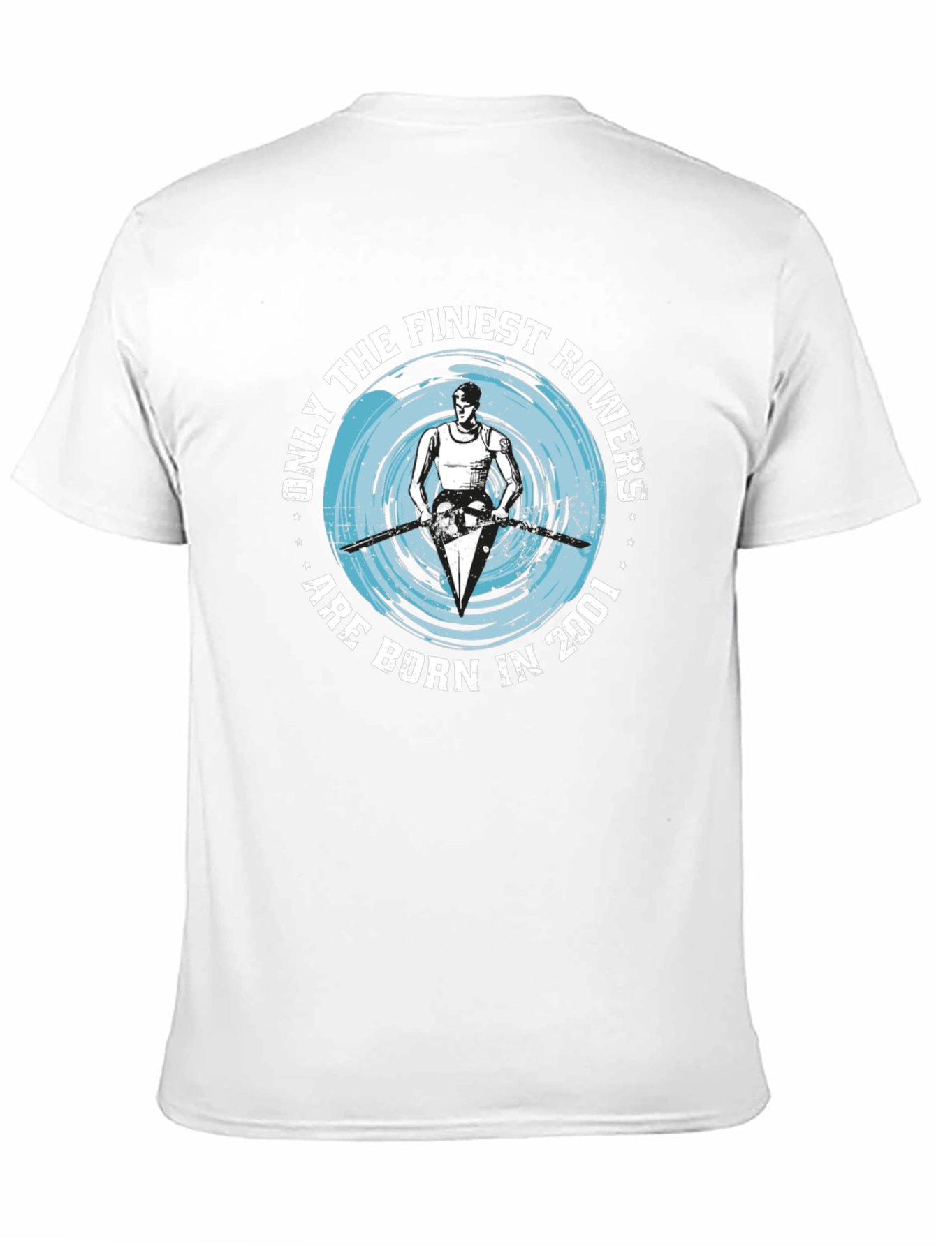 Finest Rowers Born in 2001 Black T-Shirt