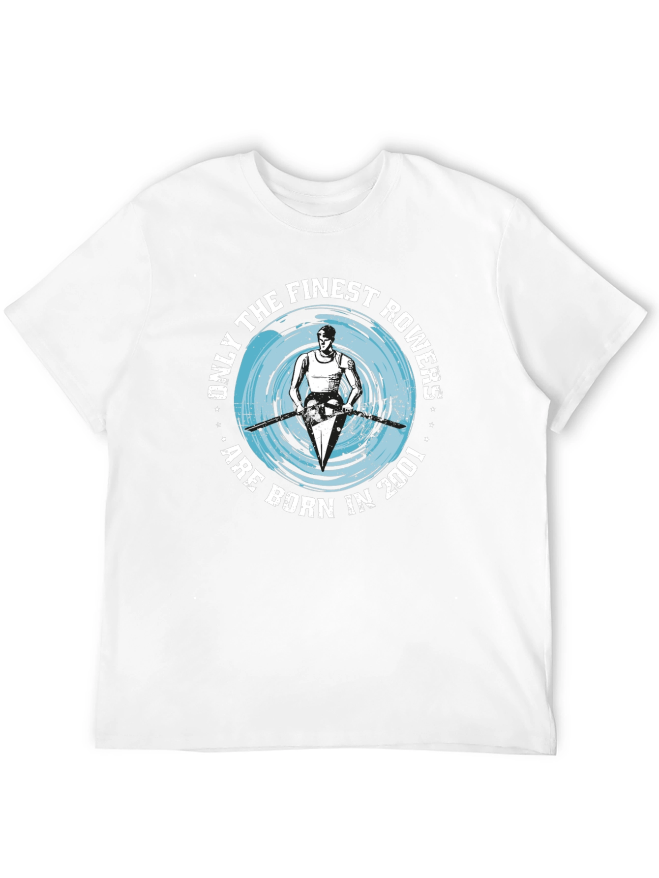 Finest Rowers Born in 2001 Black T-Shirt