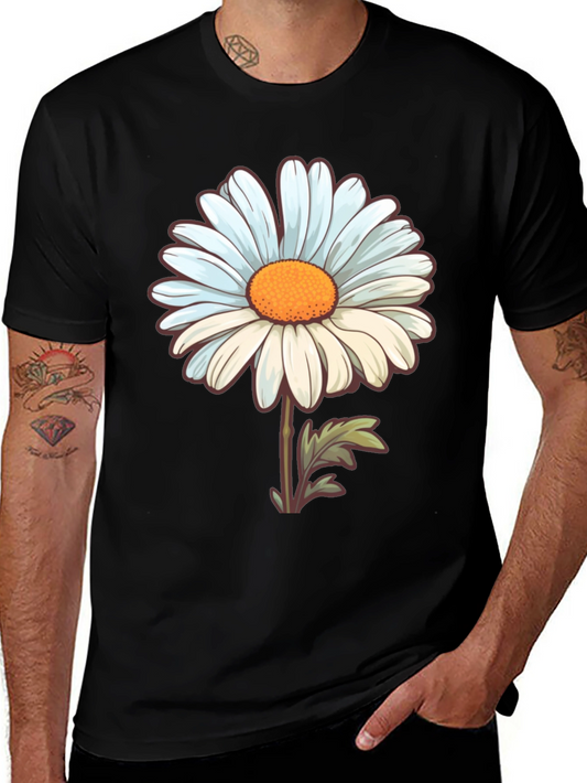 Daisy Flower Graphic T-Shirt