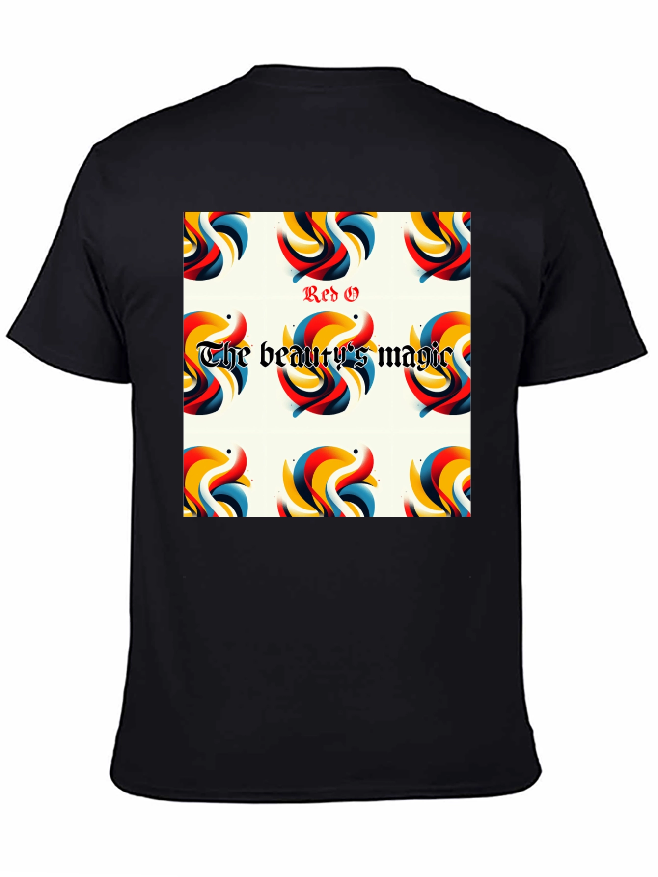 Red G The Beautys Magic Black T-Shirt